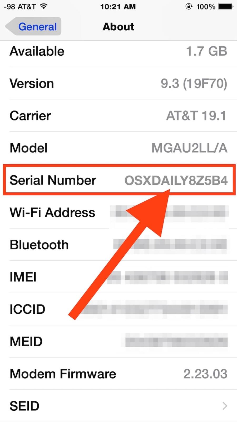 Apple Battery Serial Number