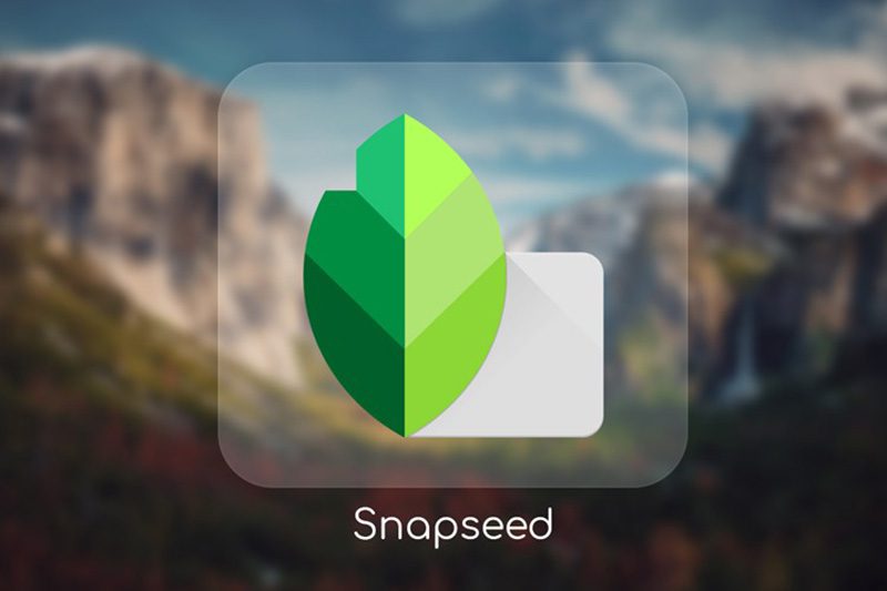 Photo editing application on iPhone – Snapseed