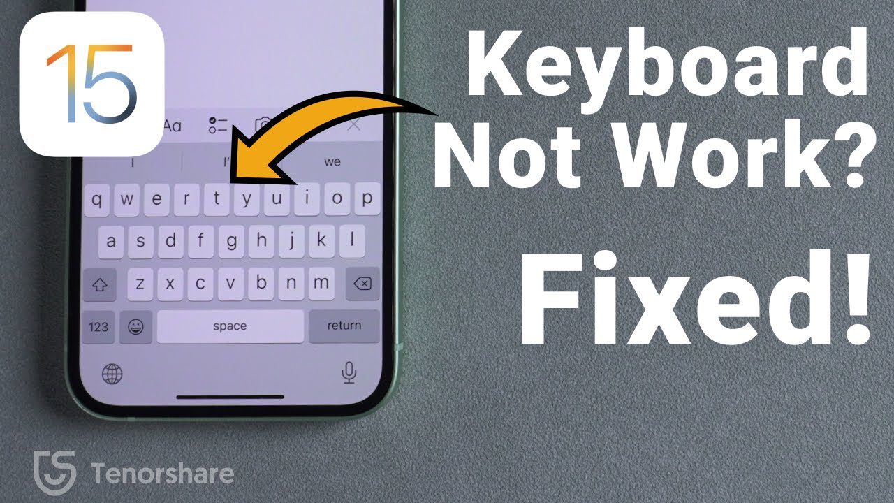 iphone keyboard not working