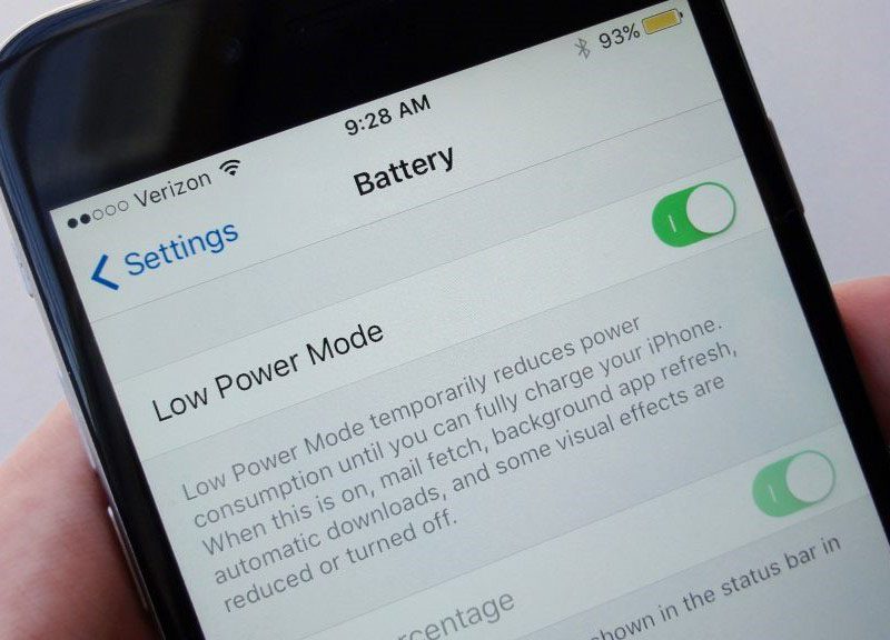 optimize battery life during usage