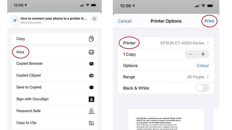 How To Print From Phone To Wireless Printer On Iphone And Android