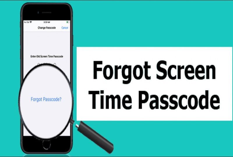 Forget screen time passcode