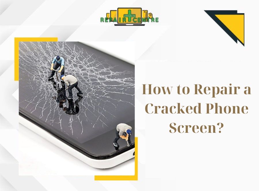how to repair a cracked phone screen?