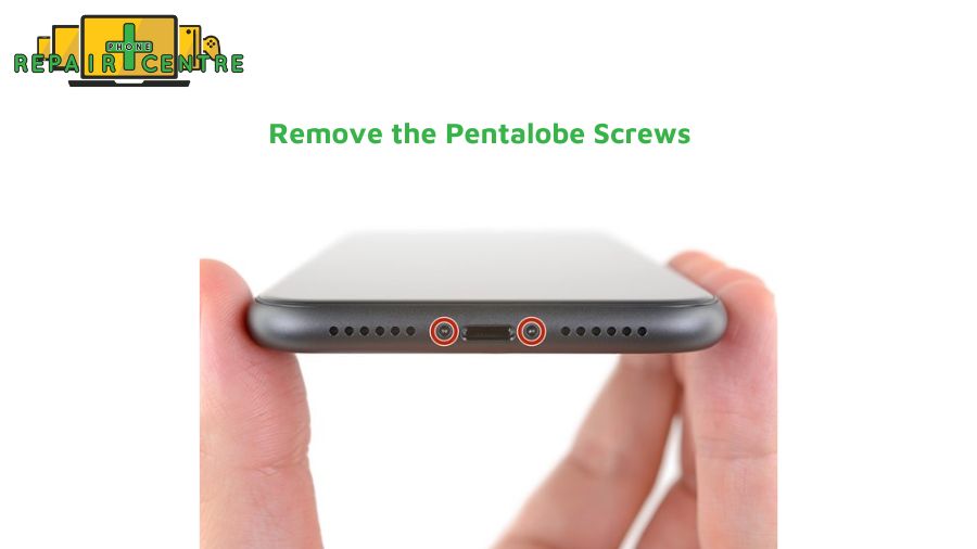 remove the pentalobe screws