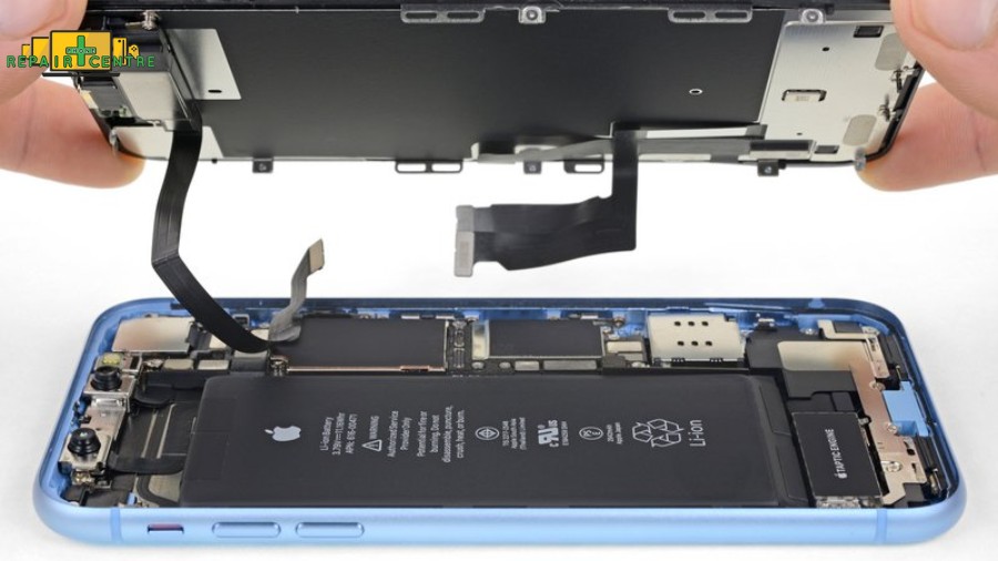 Step 18: Remove the display assembly from the device