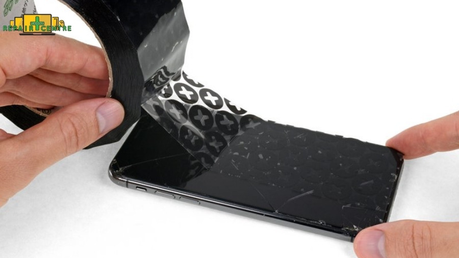 Step 3: Secure cracked screens