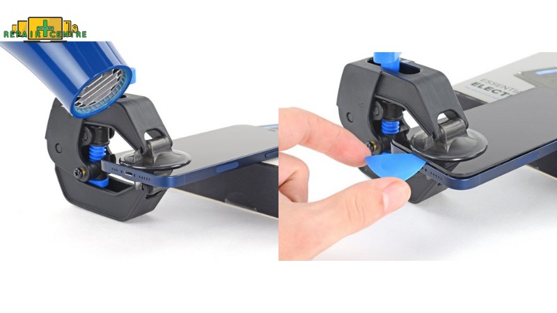 Step 5: Stabilize and Heat the Right Edge of the Screen