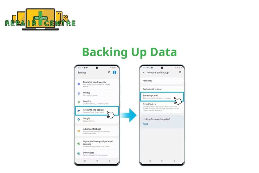 backing up data