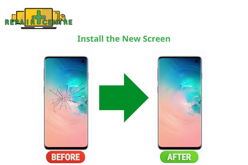 Install the New Screen